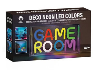 DECO NEON COLORS GAME ROOM A POSER POUR UNE AMBIANCE ELEGANTE ET DESIGN Taille 23 x 13 X 4 cm