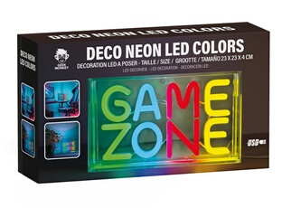 DECO NEON COLORS GAME ZONE A POSER POUR UNE AMBIANCE ELEGANTE ET DESIGN Taille 23 x 13 X 4 cm