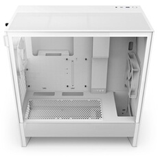 NZXT H5 Flow Compact Mid-Tower ATX Case - All White