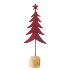 GENERIQUE - Sapin de Noël Décoratif Etoile - 49cm - Rouge