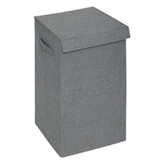 - Panier à Linge Avec Séparateur "Colors" 74L Gris Béton