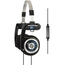PORTA PRO mic Casque supra-auriculaire filaire noir, argent serre-tête léger, micro-casque, limitation de volume