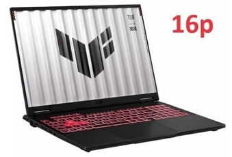 TUF Gaming A16 FA608WI-QT012W - Conception de charnière à 180 degrés - AMD Ryzen AI 9 - HX 370 / jusqu'à 5.1 GHz - Win 11 Home - GeForce RTX 4070 -