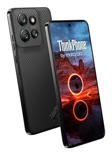 ThinkPhone 25 - 5G smartphone - double SIM - RAM 8 Go / Mémoire interne 256 Go - écran pOLED - 6.36" - 2670 x 1220 pixels (120 Hz) - 3 x caméras