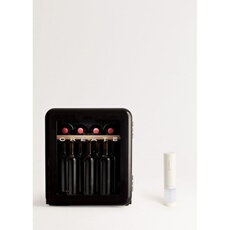 WINECOOLER RETRO - Refroidisseur à vin électrique de style rétro pour 12, 45 ou 76 bouteilles - Noir