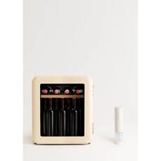 WINECOOLER RETRO - Refroidisseur à vin électrique de style rétro pour 12, 45 ou 76 bouteilles - Blanc cassé