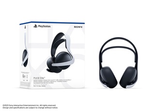Casque micro sans fil Pulse Elite Blanc pour PS5 PC et Mac + Sac Gris