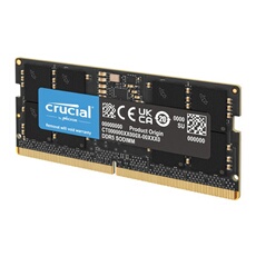 Acheter - DDR5 - module - 8 Go - SO DIMM 262 broches - 4800 MT/s / PC5-38400 - CL40 - 1.1 V - mémoire sans tampon - non ECC Bon état - 120,05 € - DDR5 - module - 8 Go - SO DIMM 262 broches - 4800 MT/s / PC5-38400 - CL40 - 1.1 V - mémoire sans tampon - non ECC Bon état - Crucial reconditionné disponible sur Darty