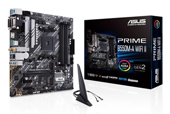 PRIME AMD B550M-A WIFI II micro ATX Socket AM4 Chipset AMD B550