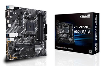 PRIME A520M-A II/CSM micro ATX Socket AM4 Chipset AMD A520