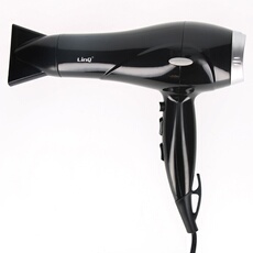 Sèche-cheveux professionnel 2600W Noir / Argent