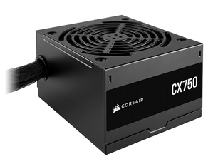 CX750, 750 Watt, 80 PLUS Bronze