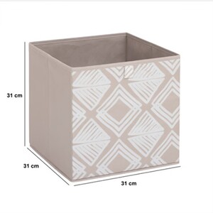 Lot de 6 Boîtes de Rangement "Jungle" 48cm Noir Lot de 6 Boîtes de Rangement "Jungle" 48cm Noir