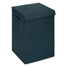 - Panier à Linge Avec Séparateur "Colors" 74L Bleu Pétrole