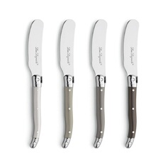- TRADITION - Coffret bois 4 tartineurs mixés