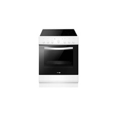 Cuisinière vitrocéramique 62l 4 feux blanc FACV2004B