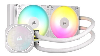 NAUTILUS 240 ARGB White, 240mm Radiator, Liquid CPU Cooler