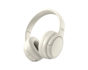Ecouteurs Conceptronic PARRIS03C écouteur/casque Avec fil &sans fil Arceau Musique Bluetooth Crème