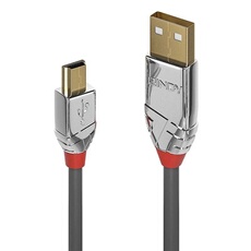 CROMO - Câble USB - USB (M) pour mini USB type B (M) - USB 2.0 - 2 m - rond - gris