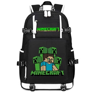 Sacs à dos scolaires GENERIQUE Sac à Dos Minecraft pour Garçon et