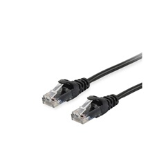 Equip Life - Cordon de raccordement - RJ-45 (M) pour RJ-45 (M) - 3 m - UTP - CAT 6 - moulé, bloqué - noir