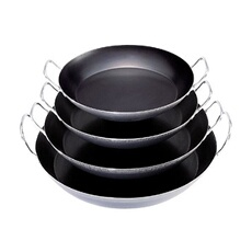 Plat à paëlla tôle bleue 47cm 5023.47