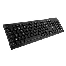 T'nB BRIDGE WIRELESS COMBO - Ensemble clavier et souris - sans fil - 2.4 GHz - AZERTY - noir