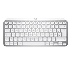 MX Keys Mini for Mac - Clavier - rétroéclairé - sans fil - Bluetooth - QWERTZ - Allemand - gris pâle