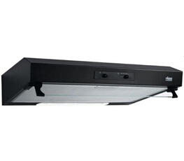 FHT6137B - Hotte - standard - Niche - largeur : 60 cm - evacuation & recyclage - noir