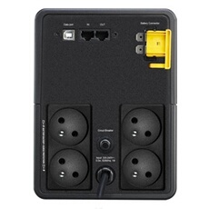 Back-UPS BX Series BX1200MI-FR - Onduleur - CA 230 V - 650 Watt - 1200 VA - 9 Ah - USB - connecteurs de sortie : 4 - noir