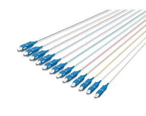 Professional - Fibre amorce - mode unique SC (M) - 2 m - 2 m - fibre optique - 9 / 125 micromètres - OS2 - gris, noir, blanc, bleu, jaune, rouge,