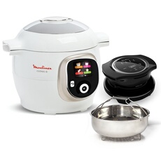 Moulinex Multicuiseur haute pression Cookeo+ avec accessoire air fryer Extra Crisp CE85XAF0