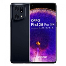 Find X5 Pro 5G 12Go 256Go Noir AU Chargeur avec Adaptateur AU vers FR