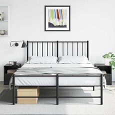 VIDAXL - Table de chevet - Lot de 2 - Noir - 34,5x39x44 cm