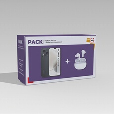 Pack 400 Lite 256 Go 5G Noir + Ecouteurs Bluetooth HONOR Choice Earbuds X7i
