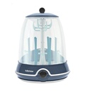 THERMOBABY Stérilisateur Double Usage Blanc - Micro-ondes & Chimique à Froid - 6L - 4 Biberons
