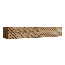 Banc TV Mural Design Switch Lamel 180cm Naturel Rainuré Banc TV Mural Design Switch Lamel 180cm Naturel Rainuré