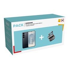 Pack Galaxy S25 128Go Noir Absolu + Buds3 Argent