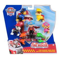 Multipack de 7 figurines Pat'Patrouille Fire Rescue