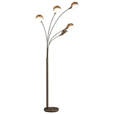 VIDAXL - Lampadaire - Lampe sur Pied à Arc - 200 cm - Noir
