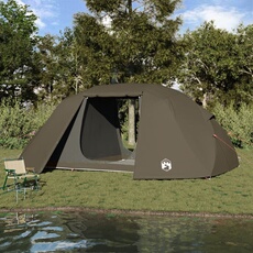 Tente de pêche Marron Polyester 7 personnes Pliable