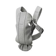 Porte-Bébé Mini Jersey 3D Gris Clair - BABYBJÖRN - Gris