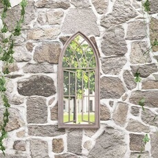VIDAXL - Miroir de jardin - 70x30 cm - Sable