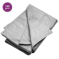 VIDAXL - Bâche de Protection - 2x3 m - Gris - PEHD