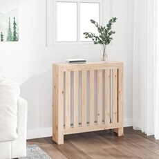 Cache-radiateur en bois massif de pin - - Etagère pratique - Design moderne à lattes