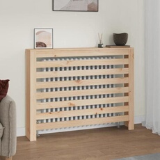 822596 Cache-radiateur 108,5x19x84 cm Bois massif de pin