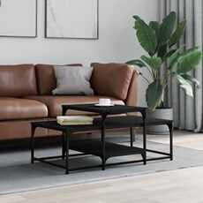 VIDAXL - Table basse - Noir - 102x60x45 cm