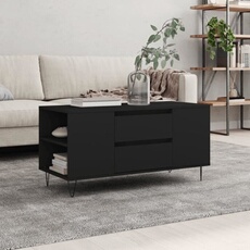 VIDAXL - Table basse - Noir - 102x44,5x50 cm