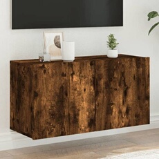 VIDAXL - Meuble TV Mural - Chêne - 80x30x41 cm