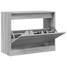 VIDAXL - Meuble à chaussures - 80x34x63 cm - Gris